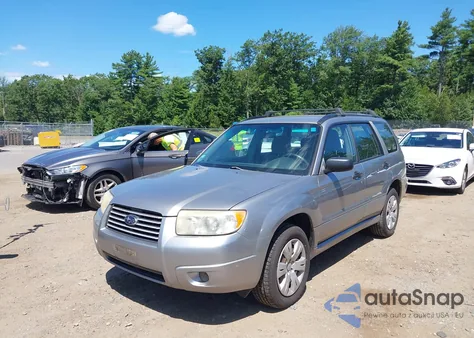 2008 Subaru Forester 2.5X из США, поврежденный, VIN JF1SG636X8H712798